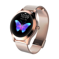 HKM-070611 Slim Women's Smart Watch with Fine Steel Strap - Stylish and Elegant Design
