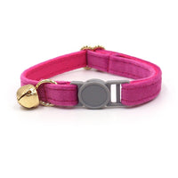 HKM-0706621 Safety Bell Cat Collar with Adjustable Cloth Design for Pet Comfort