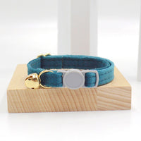 HKM-0706621 Safety Bell Cat Collar with Adjustable Cloth Design for Pet Comfort