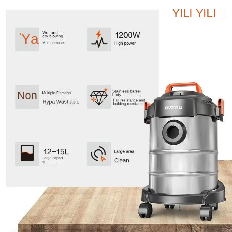 HKM-070675 High-Power Portable Vacuum Cleaner for Household and Automobile Use