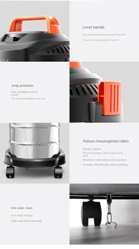 HKM-070675 High-Power Portable Vacuum Cleaner for Household and Automobile Use