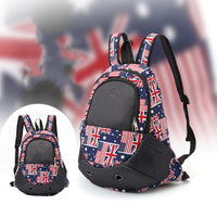 HKM-0706877 Camouflage Canvas Pet Backpack for Small Dogs up to 8 kg with Magnet Mesh Curtain
