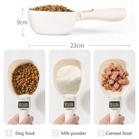 HKM-0707901 Digital Pet Food Scale with LCD Display - Precision Measuring Spoon for Accurate Dog and Cat Feeding
