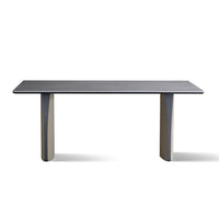 HKM-070803 Modern Nordic Extending Dining Table with Golden Stainless Steel Frame and Tempered Glass Top