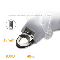 HKM-0708413 LED Light Pet Nail Clippers with Magnifying Glass and Wavy Handle