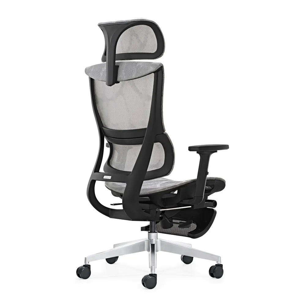 HKM-070867 Ergonomic Mesh Swivel Chair with Footrest for Home Office and Gaming