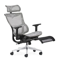 HKM-070867 Ergonomic Mesh Swivel Chair with Footrest for Home Office and Gaming