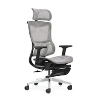 HKM-070867 Ergonomic Mesh Swivel Chair with Footrest for Home Office and Gaming