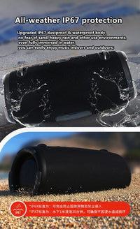 HKM-070931 Portable 100W Outdoor Bluetooth Speaker with 3D Stereo Surround Sound and Subwoofer for Mobile Devices