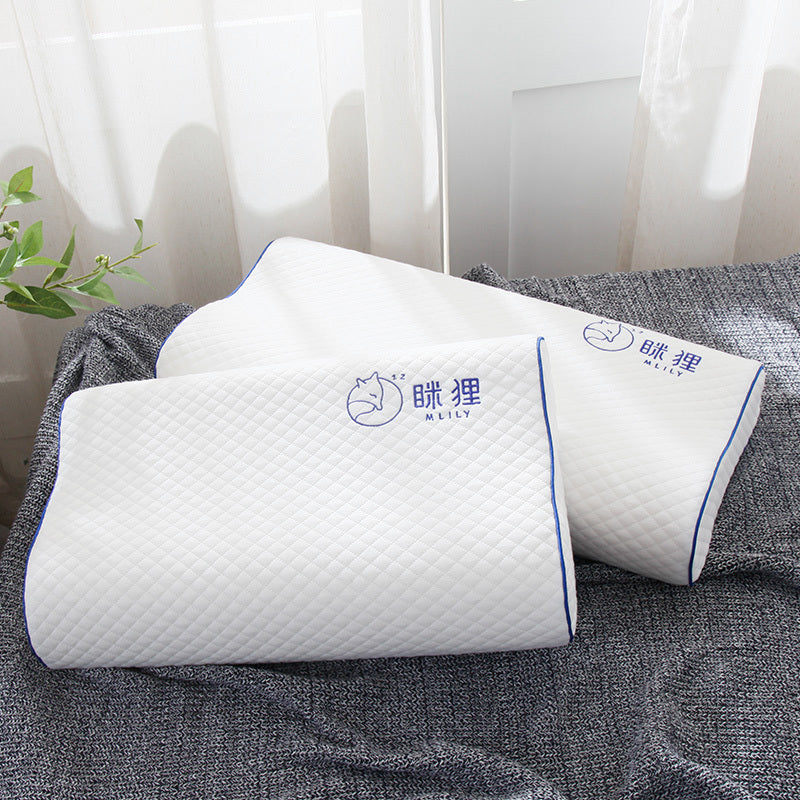 HKM-071059 Dual-Purpose Memory Foam Pillow for Enhanced Neck Support and Comfortable Sleep