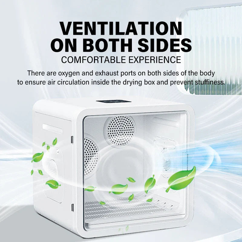 HKM-071187 Smart Quiet Pet Grooming Hair Dryer with ABS Plastic Drying Box for Small Animals and Dogs