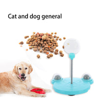 HKM-0714173 Interactive Cat Food Dispenser Ball with Suction Cup Base - Puzzle Toy for Engaging Feeding Play