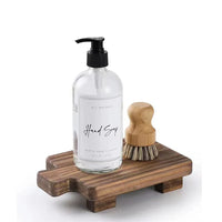HKM-071507 Plain Wooden Soap Dish for Bathroom and Toilet Use