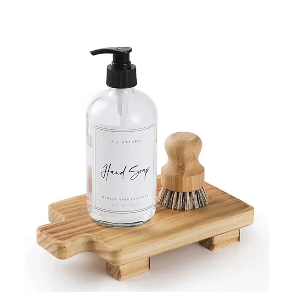 HKM-071507 Plain Wooden Soap Dish for Bathroom and Toilet Use