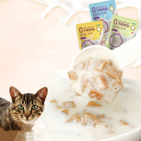 HKM-0716221 Goats' Milk Steamed Meat Dumpling Canned Cat Food - 70g, Multiple Flavors