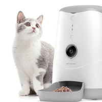 HKM-0716349 Smart Pet Feeder with HD Camera, Two-Way Voice, and Cloud Control - 3.7L Capacity