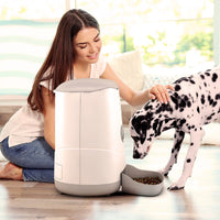 HKM-0716349 Smart Pet Feeder with HD Camera, Two-Way Voice, and Cloud Control - 3.7L Capacity