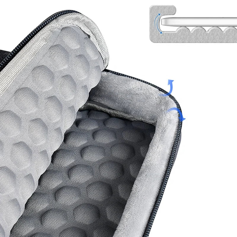 HKM-071635 Durable Shockproof Laptop Bag for 13.3 to 15.6 Inch Computers - Multifunctional Carrying Case