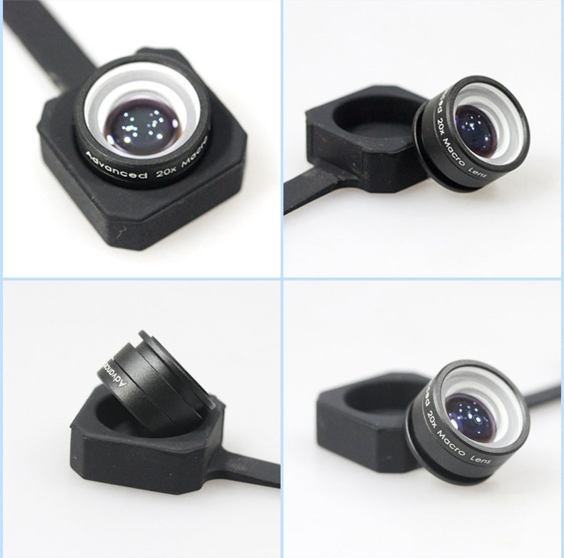 HKM-071635 Macro Phone Lens with Multi-Layer Coated Optical Glass and Durable Aluminum Shell