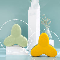 HKM-0716989 Interactive Whirlwind Slow Feeder Dog Educational Toy in Yellow and Blue