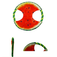 HKM-0717757 Cotton Rope Watermelon Pet Chew Toy for Puppies - Soft and Durable Sounding Design