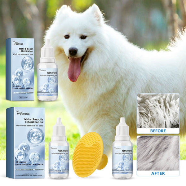 HKM-0718013 Wash-Free Essence for Dogs and Cats - 20ml Bottle with Natural Ingredients