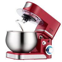HKM-071827 1000W Electric Stand Food Mixer with 5.5L Stainless Steel Bowl and 6-Speed Settings for Commercial and Household Use