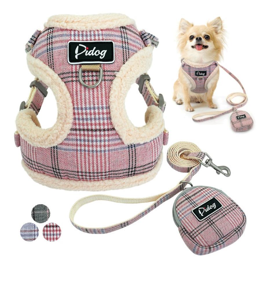 HKM-071955 Adjustable Dog Leash for Small and Medium Breeds ¨C Available in Blue, Gray, Pink