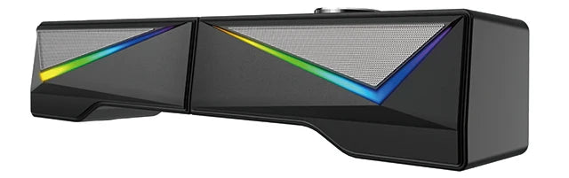 HKM-072083 Deep Bass Hi-Fi Bluetooth Speakers with RGB Lighting and Magnetic Woofer
