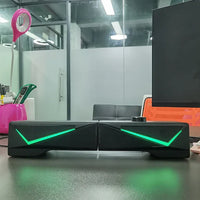 HKM-072083 Deep Bass Hi-Fi Bluetooth Speakers with RGB Lighting and Magnetic Woofer