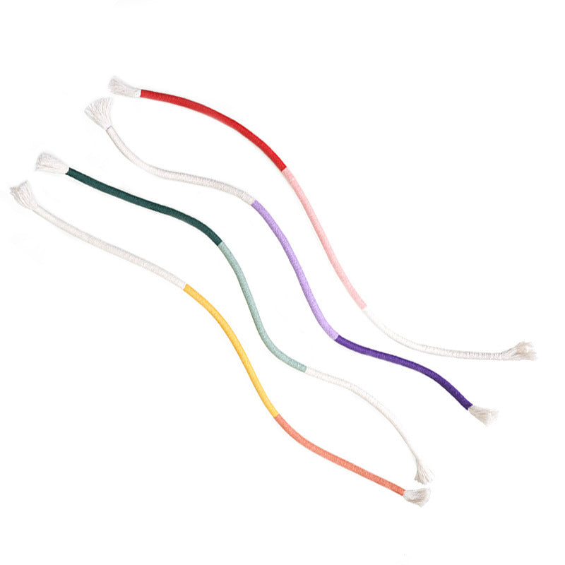 HKM-0720957 Self-Relieving Catnip Rope Toy - Cotton Thread with Vibrant Colors
