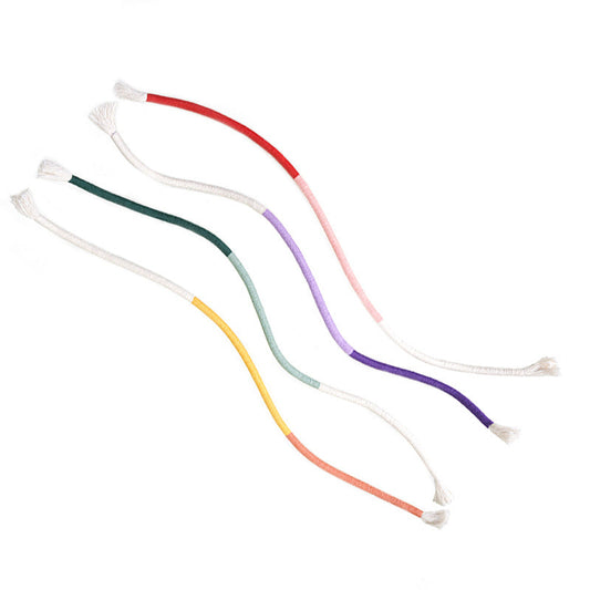 HKM-0720957 Self-Relieving Catnip Rope Toy - Cotton Thread with Vibrant Colors