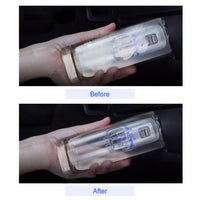 HKM-072147 2-in-1 Car Charger with Air Purifier and Dual USB Ports