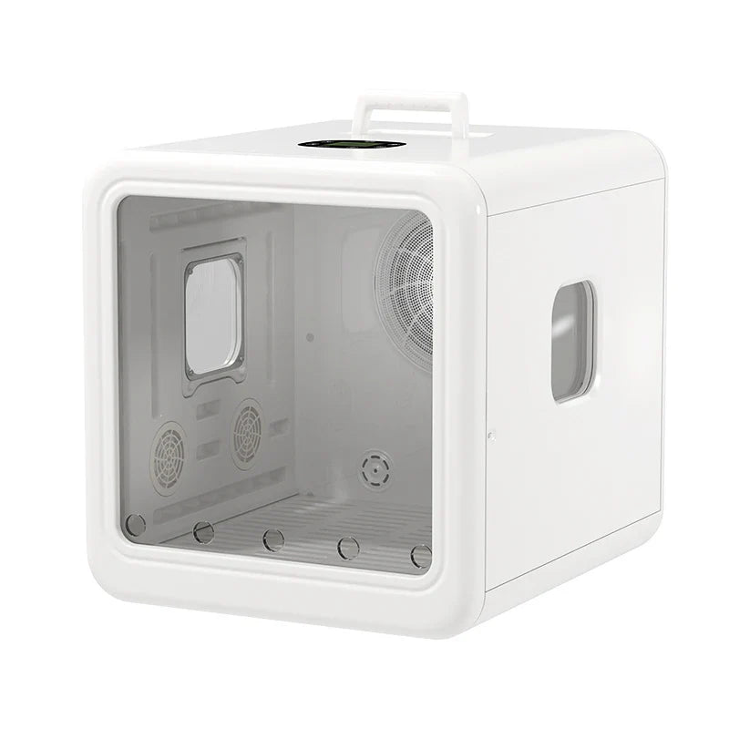 HKM-072339 Eco-Friendly 70L Pet Hair Drying Cabinet for Cats and Small Animals - Low Noise, Multiple Time Settings