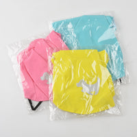 HKM-0723517 Puppy Print Raincoat for Dogs - Waterproof and Lightweight, Available in Yellow, Blue, Pink Sizes S to XL