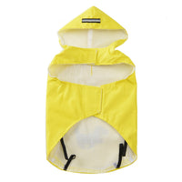 HKM-0723517 Puppy Print Raincoat for Dogs - Waterproof and Lightweight, Available in Yellow, Blue, Pink Sizes S to XL