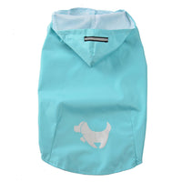 HKM-0723517 Puppy Print Raincoat for Dogs - Waterproof and Lightweight, Available in Yellow, Blue, Pink Sizes S to XL