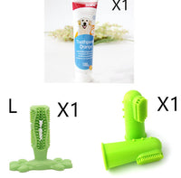 HKM-0723773 Natural Dog Toothpaste - Beef, Mint & Orange Flavors for Dental Care and Fresh Breath