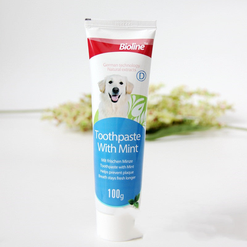 HKM-0723773 Natural Dog Toothpaste - Beef, Mint & Orange Flavors for Dental Care and Fresh Breath
