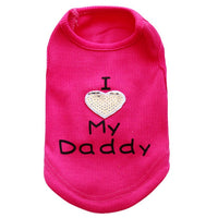 HKM-0724285 Dog Mom and Dad Casual Pet Vest in Various Colors and Sizes