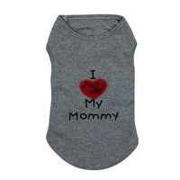 HKM-0724285 Dog Mom and Dad Casual Pet Vest in Various Colors and Sizes