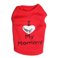 HKM-0724285 Dog Mom and Dad Casual Pet Vest in Various Colors and Sizes