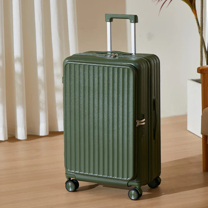 HKM-072467 Lightweight Soft-Shell Travel Luggage Set - Ideal for Easy Carry-On Navigation