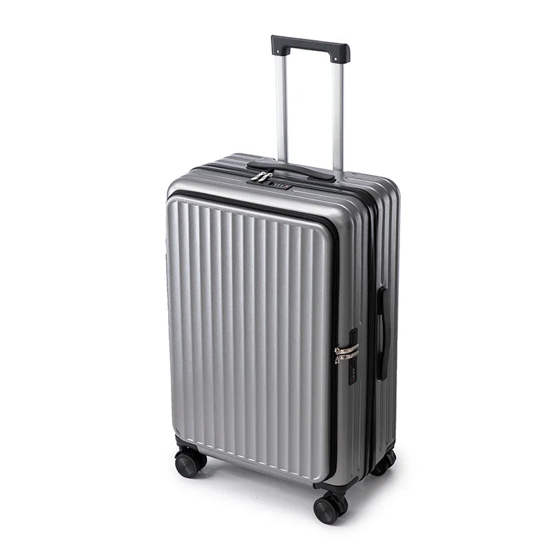 HKM-072467 Lightweight Soft-Shell Travel Luggage Set - Ideal for Easy Carry-On Navigation