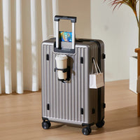HKM-072467 Lightweight Soft-Shell Travel Luggage Set - Ideal for Easy Carry-On Navigation