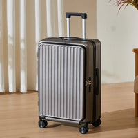 HKM-072467 Lightweight Soft-Shell Travel Luggage Set - Ideal for Easy Carry-On Navigation