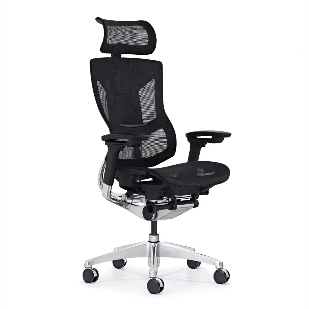 HKM-072531 Ergonomic Adjustable High Back Mesh Office Chair with 4D Armrests and Footrest