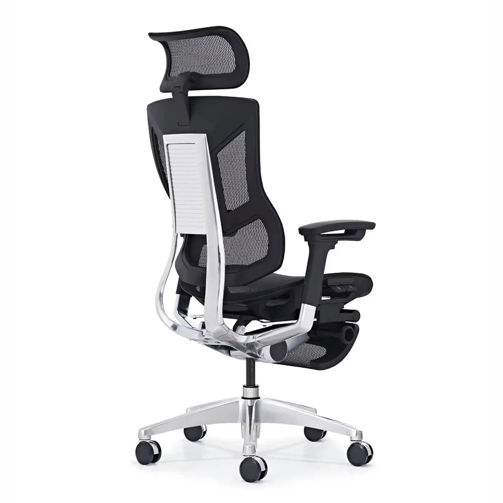 HKM-072531 Ergonomic Adjustable High Back Mesh Office Chair with 4D Armrests and Footrest