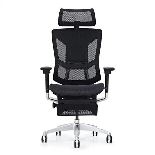 HKM-072531 Ergonomic Adjustable High Back Mesh Office Chair with 4D Armrests and Footrest