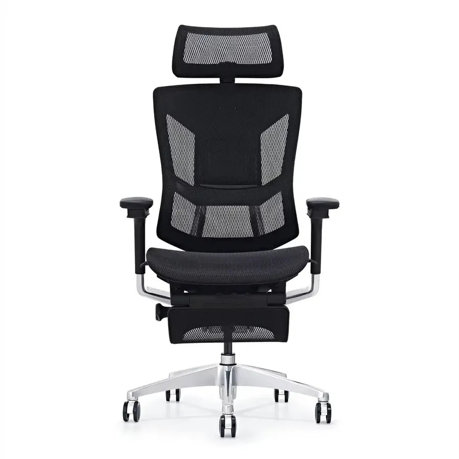 HKM-072531 Ergonomic Adjustable High Back Mesh Office Chair with 4D Armrests and Footrest